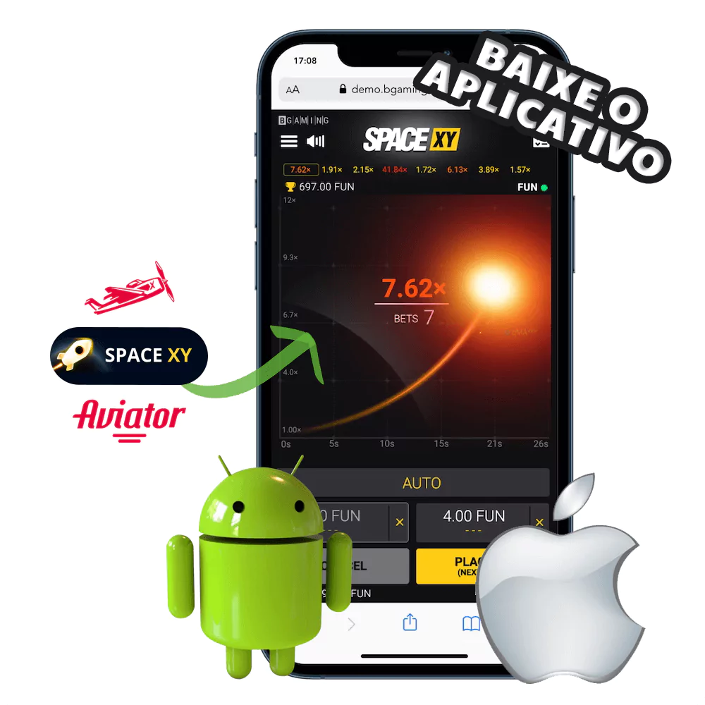 Jet X Mobile App APK e iOS  Baixar JetX Jogo do Foguete