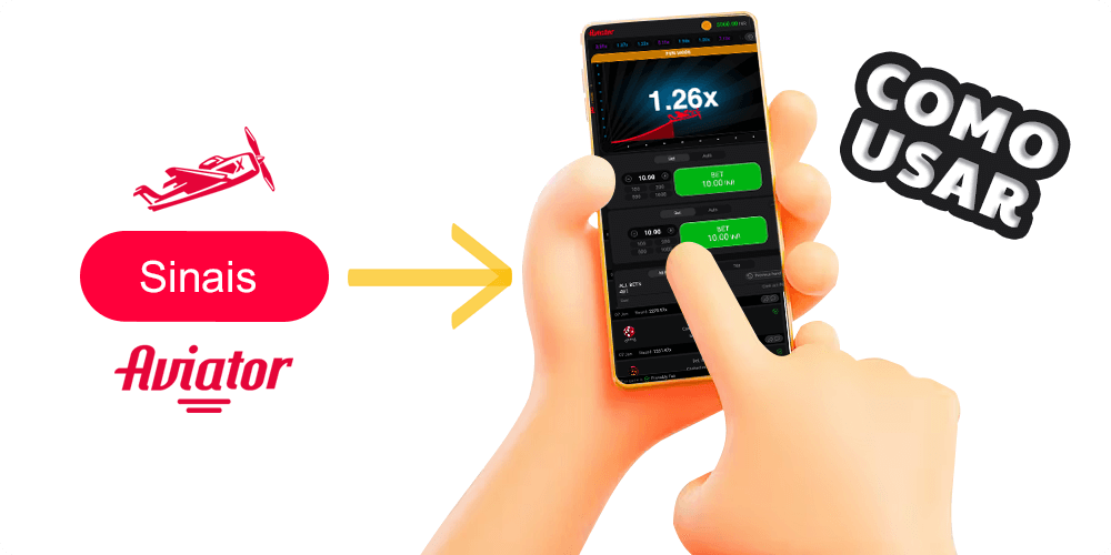 Instrução passo a passo Como usar o Aviator Jogo Sinais