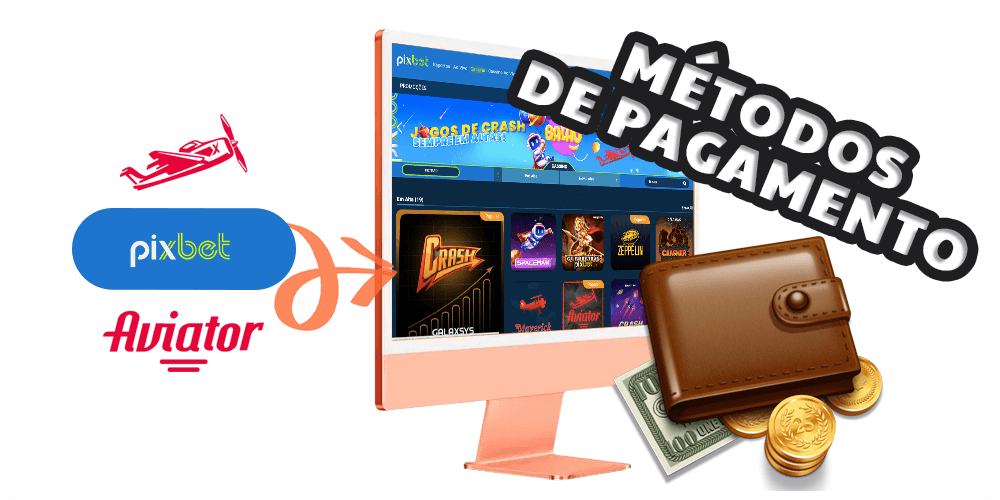 Métodos de pagamento disponíveis para o jogo Pixbet Aviator Aposta